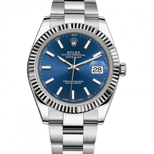 oyster perpetual datejust blue face